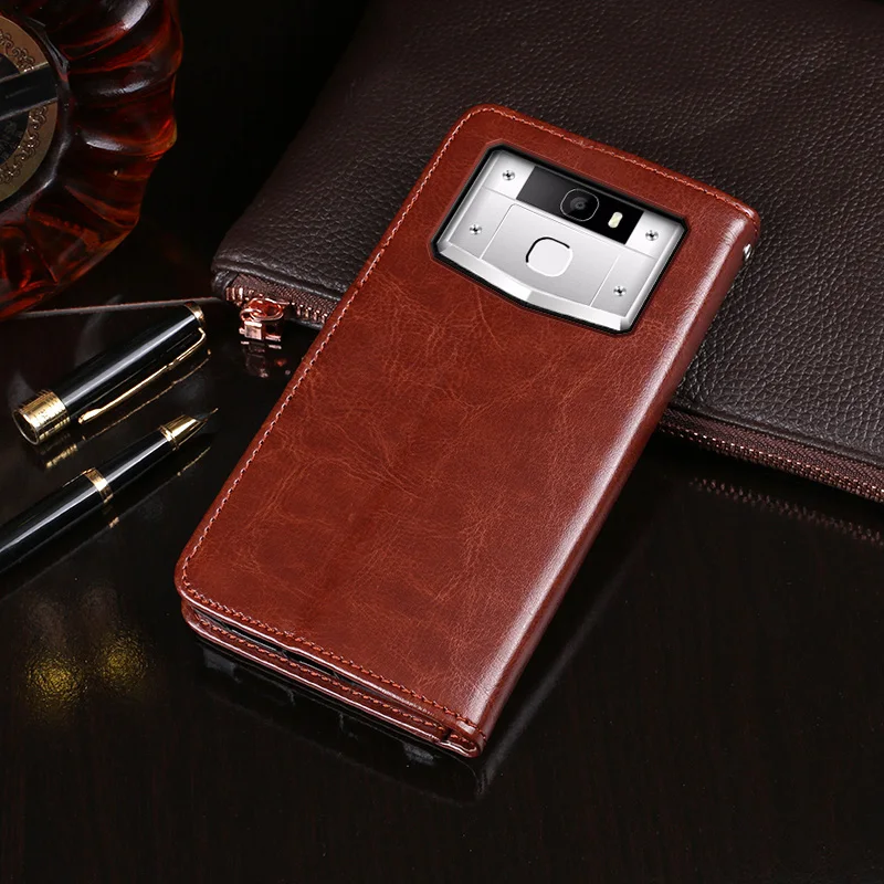 Oukitel K10000 Pro чехол Роскошный кожаный для телефона защитный кошелек с держателем