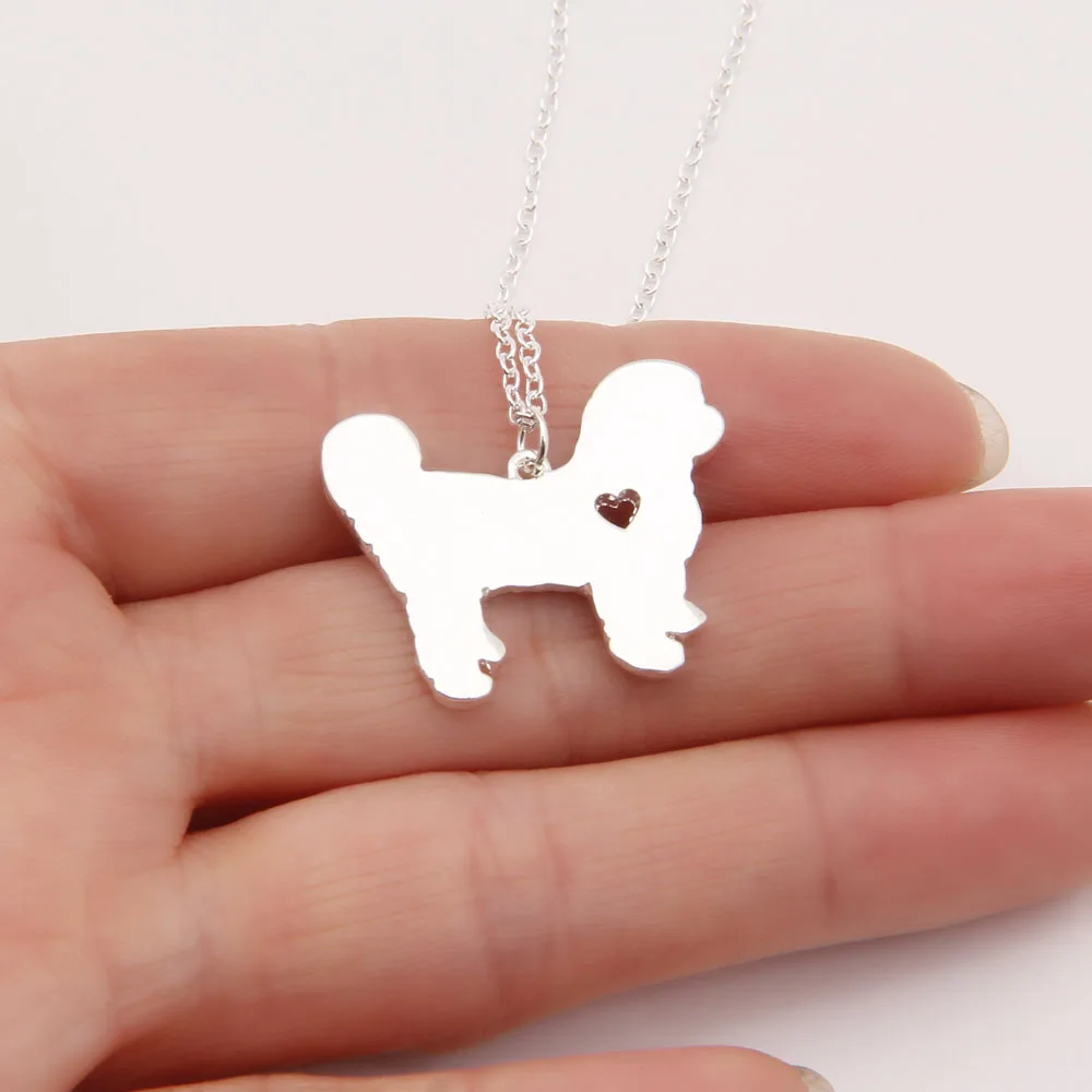 1pcs Silver Shih Tzu Necklace Dog Charm Pets Gift ...