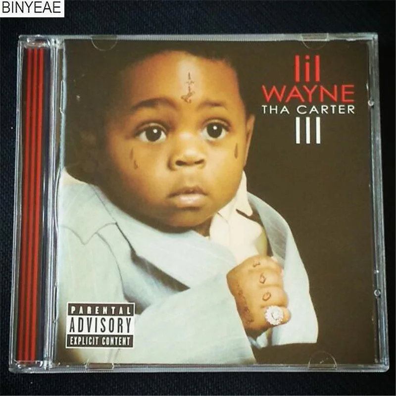 BINYEAE-Новый CD уплотнение: LIL WAYNE-Tha Картер III-1CD диск [Бесплатная доставка] |