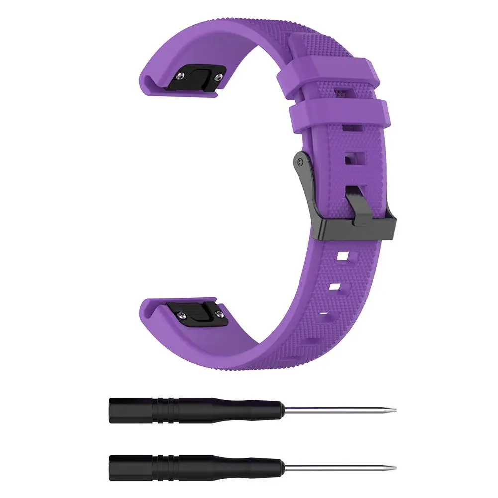 

New Arrival Silicone Watch Band Strap for Garmin MARQ Forerunner 945 935 Fenix 5 Quatix 5