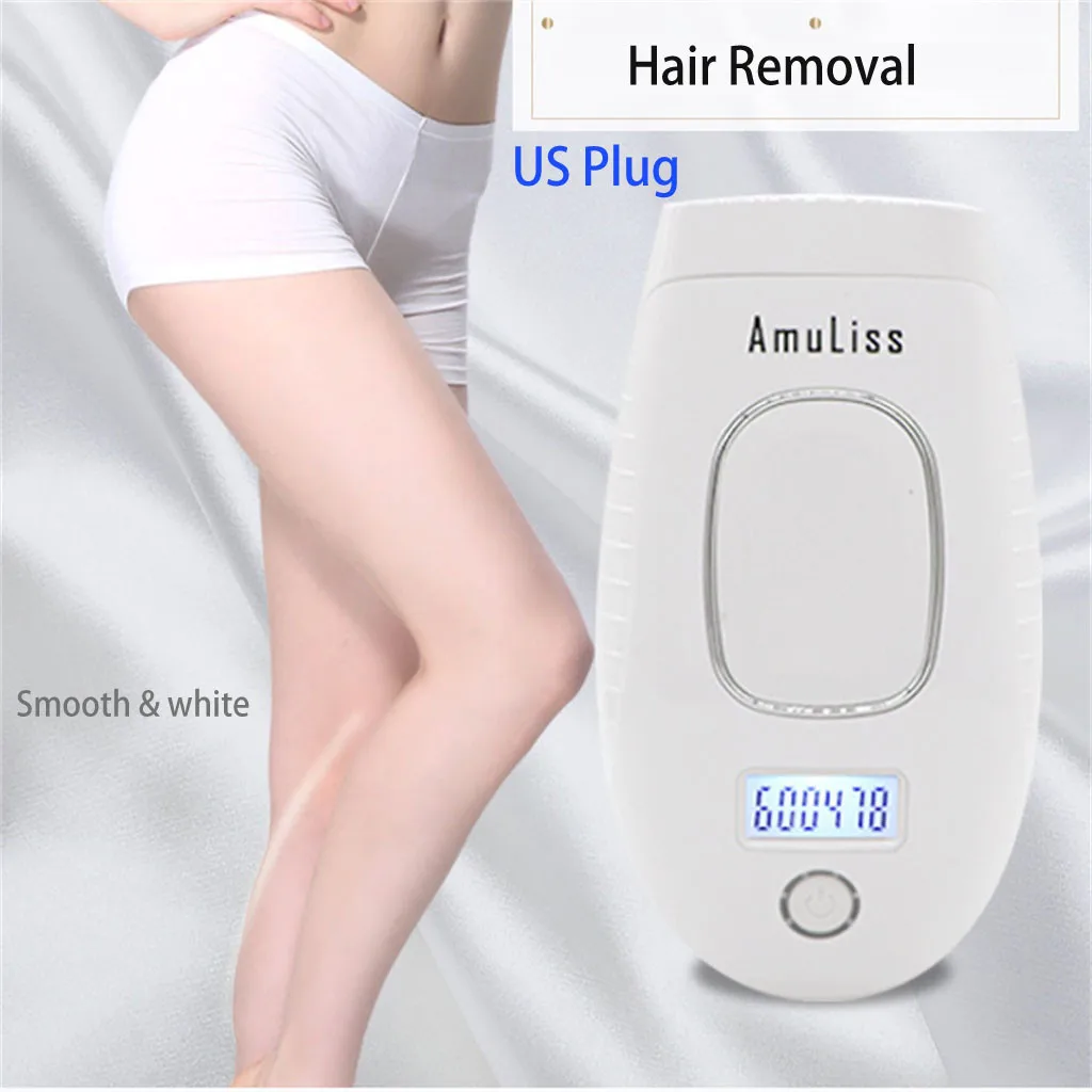 

Manual Automatic Hair Removal US Plug Professional Permanent Facial & Body Permanent Hair removal device with LCD display Women