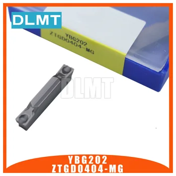 

10PCS ZTGD0404-MG YBG202 Carbide Inserts Parting and Grooving Blade Cutting Tools