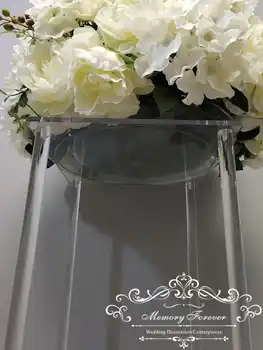 Wholesale Acylic Floor Vase Clear Flower Vase Table Centerpiece