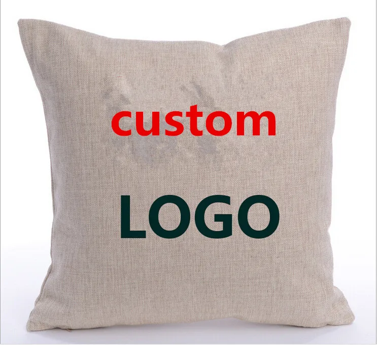 Custom LOGO pillow case cotton pillow case customized with your design