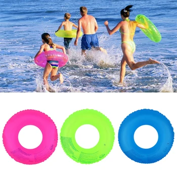 

Summer New Fluorescent Swimming Circle Inflatable Rings Thicken Pool Float For Adult inflatable Swim Circle For Swimming Pool