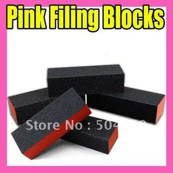 

High quality 3 way BLACK block for buffing and sanding,nail care buffer block 50pcs/lot wholesales