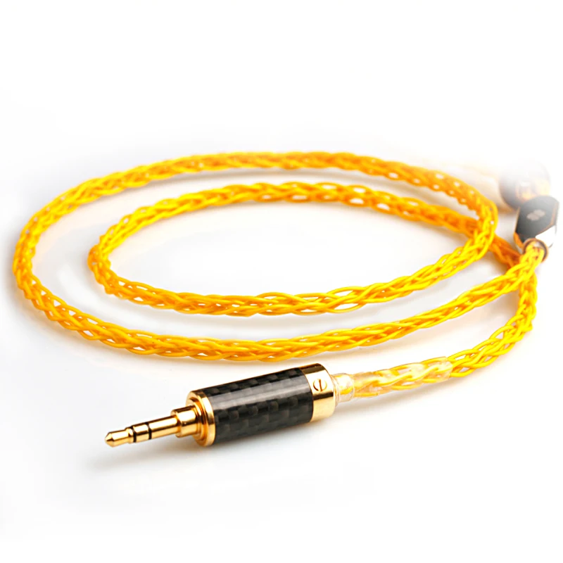 

xiaofan a07 8 Core Gu-Ag Alloy Upgrade Cable 2.5/3.5/4.4mm Balanced Cable With MMCX/2pin Connector For sony ex1000 ie80 se846