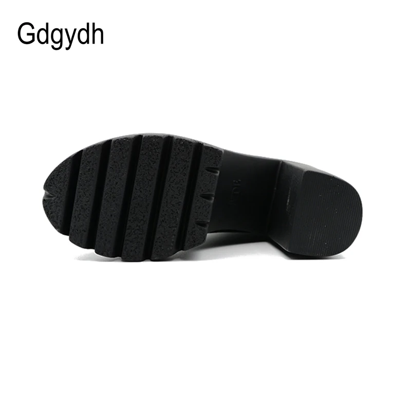 Gdgydh/модные ботинки Женская Осенняя обувь на платформе женская для вечеринок из