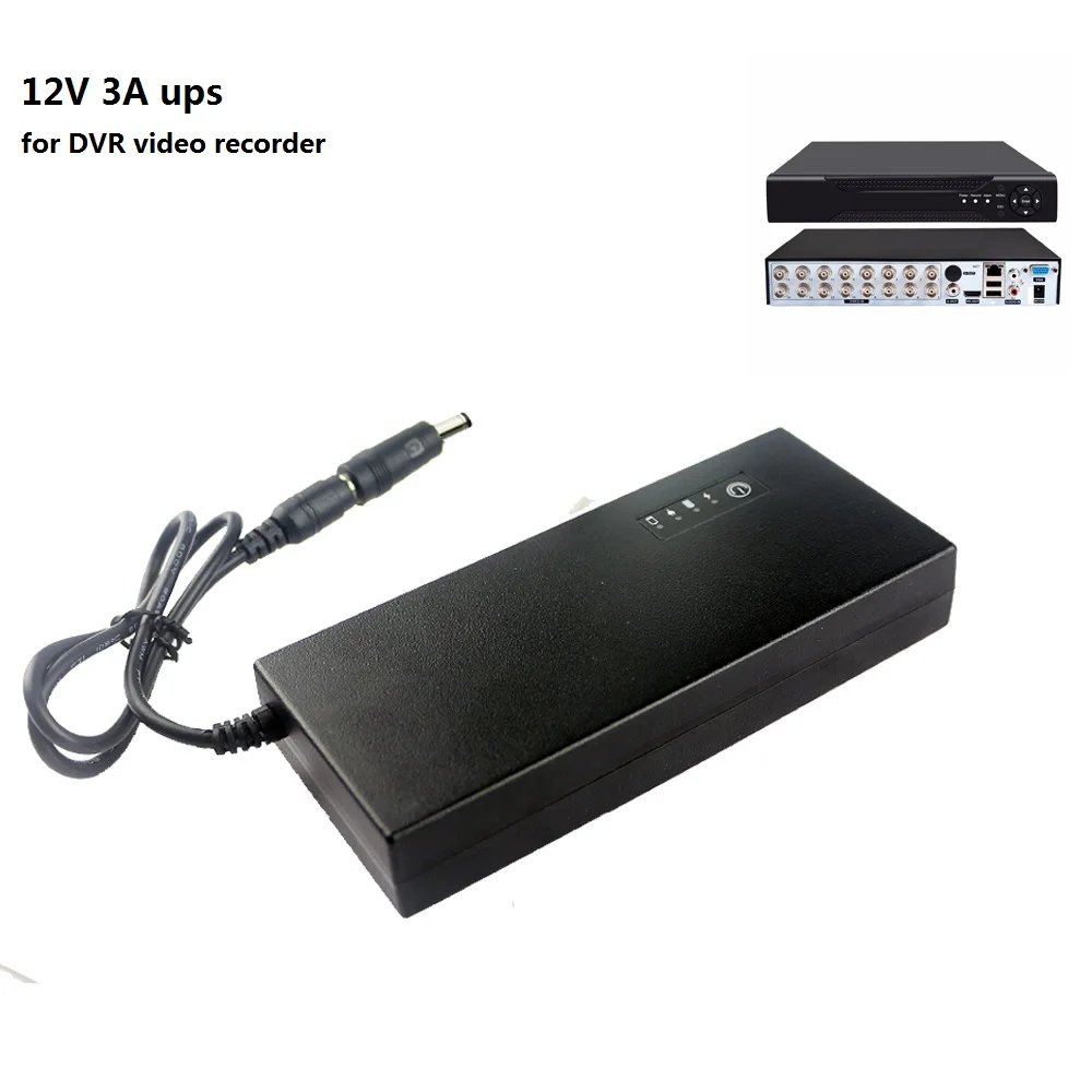 Rechargeable power souce 30W 12V 3A mini ups battery