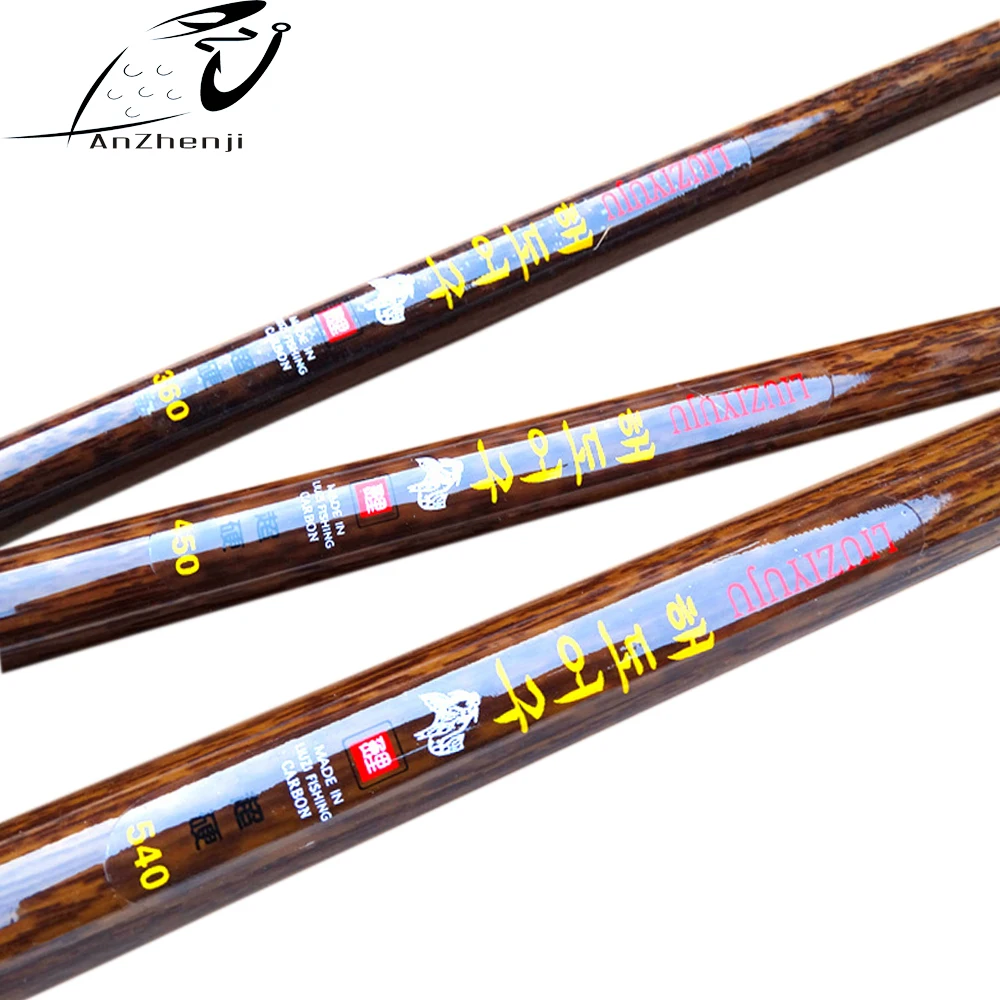 

2017 Anzhenji Carbon Fishing Rod 3.6m-6.3m Taiwan Stream Hand Rod