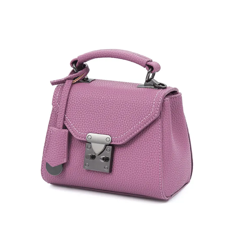 2016 New Ladies Small Crossbody Bag Litchi Stira Leather Korean Style Ladylike MINI Bag Women PU
