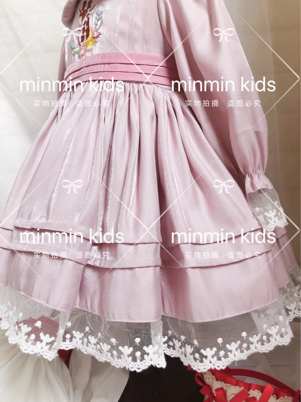Платье в испанском стиле для маленьких девочек; платье принцессы с вышитым изображением жирафа; детская праздничная одежда в стиле ретро; 2 кг#112