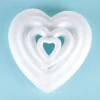 Wedding Valentine's Day Foam Ball White Hollow Heart Ornament Crafts Heart-shaped For DIY Christmas Party Decoration Supplies ► Photo 2/6