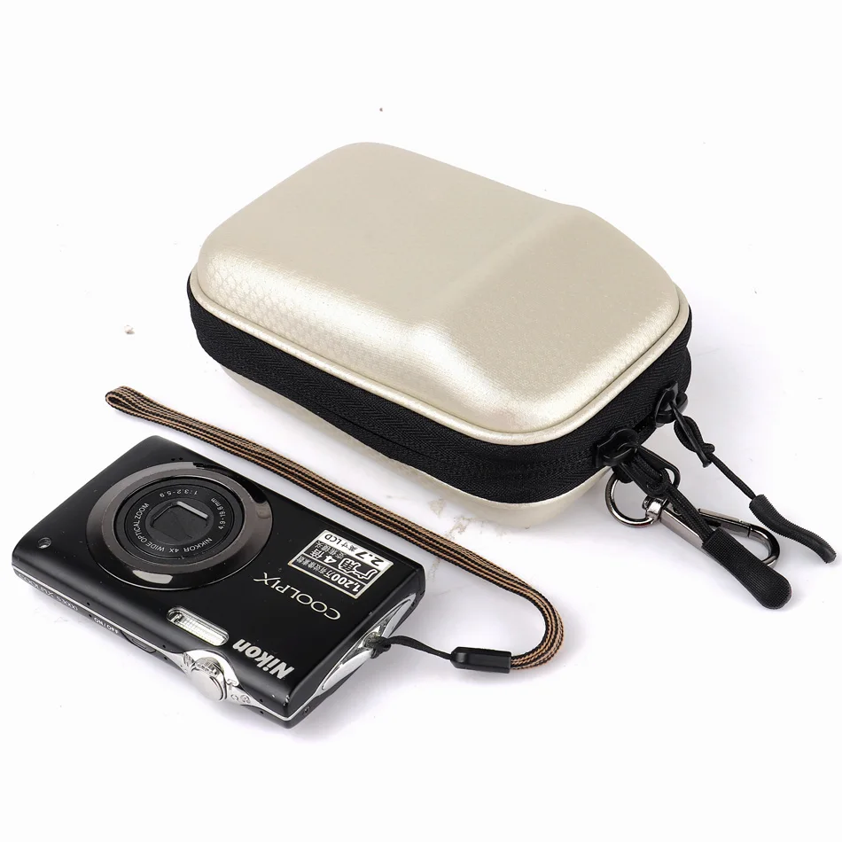 Камера сумка жесткий чехол на пояс для цифрового фотоаппарата Panasonic Lumix DC-TZ90 TZ100 FT6 TS6 FT5 TS5 FT4 TS4 FT25 TS25 FT20 ZS70 ZS50 ZS40 ZS30