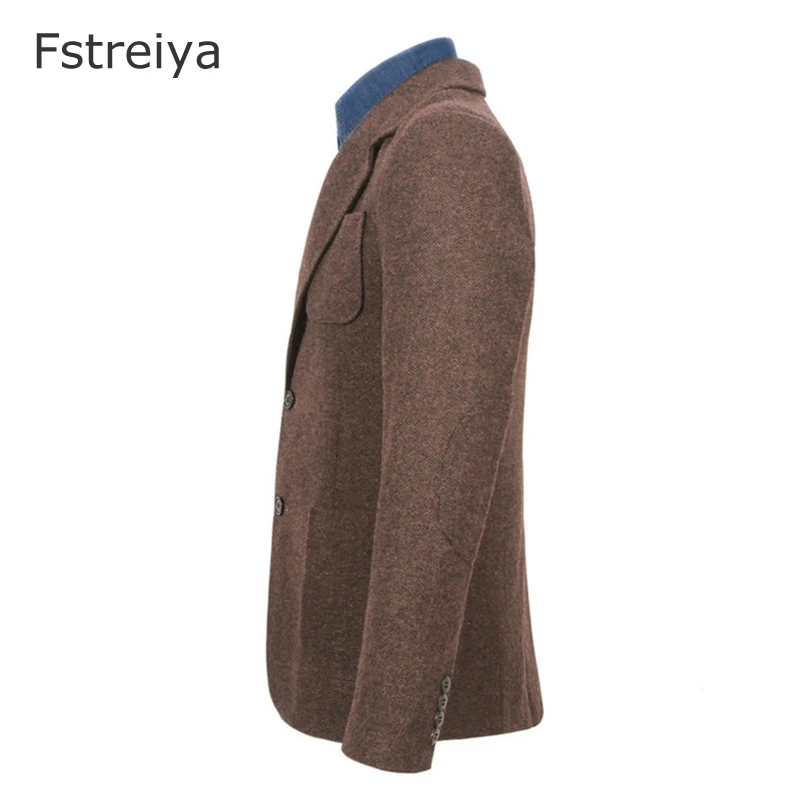 Custom made men terno slim fit tweed suit with pants customized mens clothing customes clothes tailored wool suit for wedding