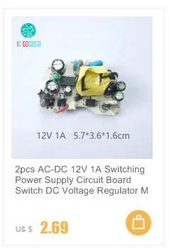 AC-DC 5V 2.5A переключение Мощность несмонтированная плата зарядного устройства с 5,7*4,2*2,0 см Питание модуль 2500MA 100-240V 50/60HZ импульсивный источник питания