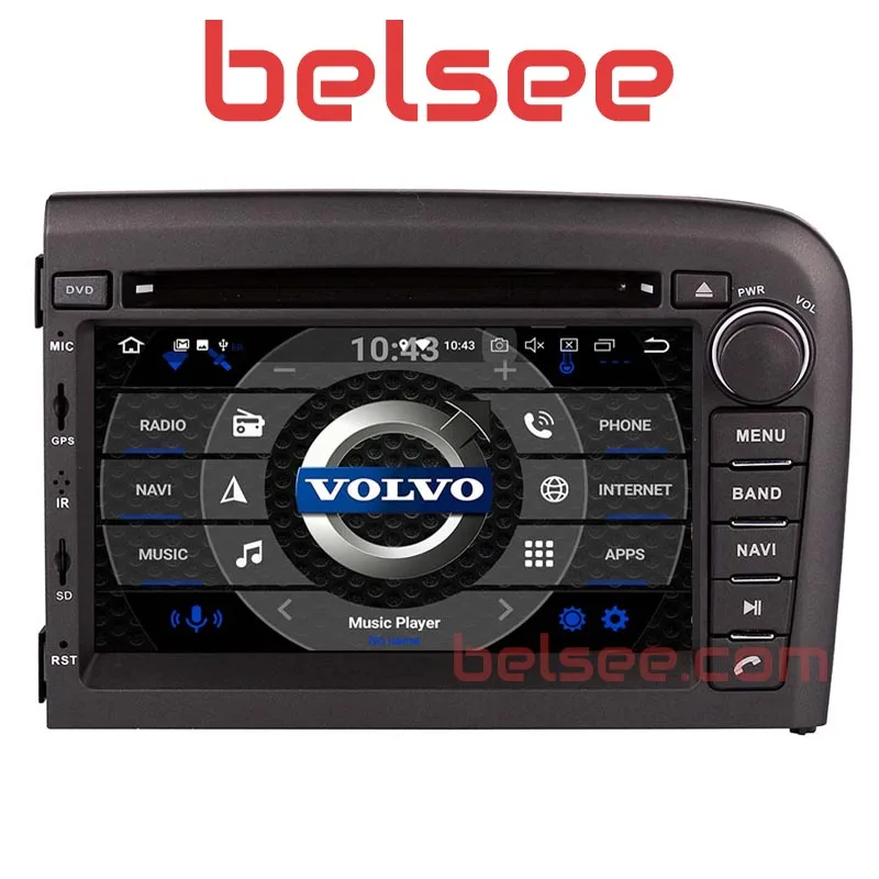 Belsee для Volvo S80 1998-2006 Android 8 Восьмиядерный автомобильный радиоприемник 4 Гб Стерео gps навигация Авторадио DVD плеер Mirrorlink Bluetooth