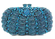 GQ2 2016 new design hot sale elegant and luxury Rhinestones African Handbag for wedding/party