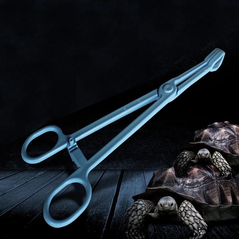 

Reptile Terrarium Lizards Plastic Tongs Tweezers Pet Raising Feeding Tool Clip