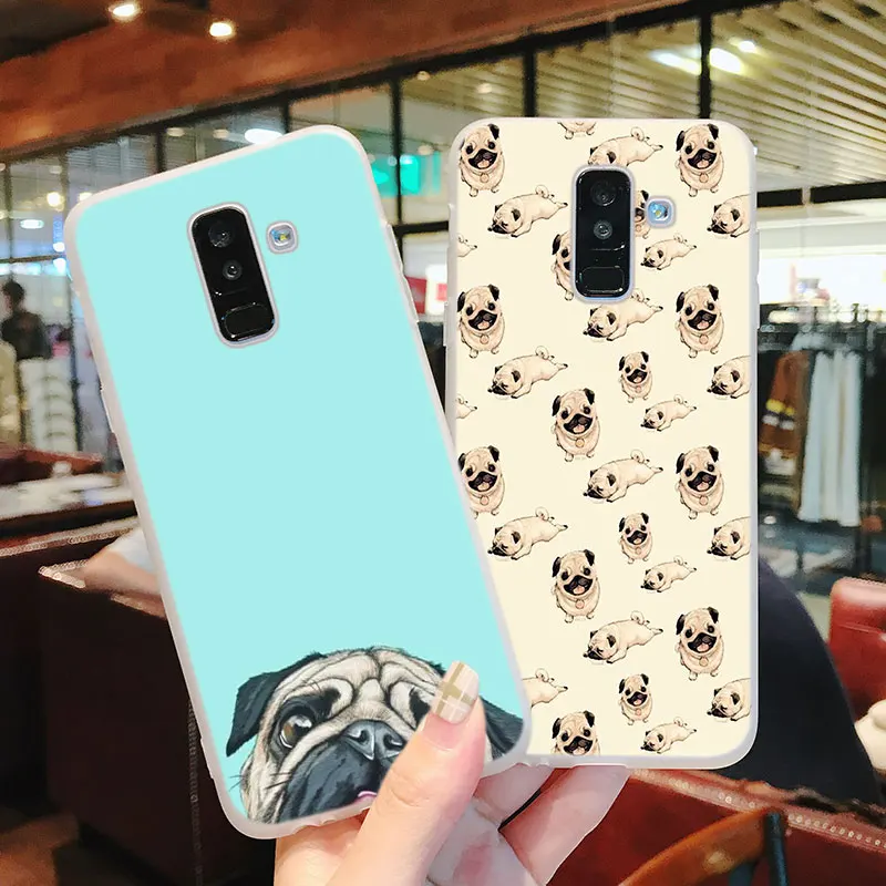 Силиконовый чехол для телефона с милыми собачками Пудель Samsung Galaxy A8S A6S A9 A8 Star A7 A6 A5