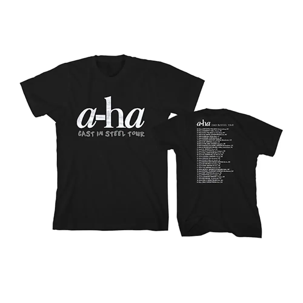 A-ha - Cast In Steel Tour Logo-официальная Мужская футболка модная мужская и женская