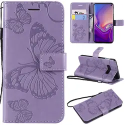 Чехол-бумажник с откидной крышкой для samsung Galaxy Note 10 PRO S10 S9 S8 Plus S7 S6 Edge A30 A40 A50 A70 A20 E M40, чехлы-книжки из ТПУ кожи