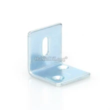 HOT 100 PZ Metallo Angolo Mobili Bretelle L Shape Angolo Retto Telaio di Supporto della Scheda di Supporto Staffe Mobili Connettori 24X25X25mm(China)
