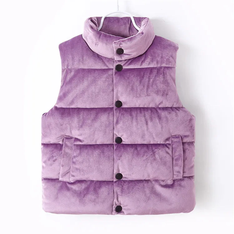 Kids Vest Warm Cotton Jacket For Boy Winter Thicken Solid Baby Girl Clothes Winter Jacket Child Girl Kid girl coat winter Casual104