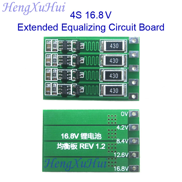 

4S 16.8V Li-ion Battery Extended Equalized Charging PCB Board Equalized Charging Current 100mA 300mA optional