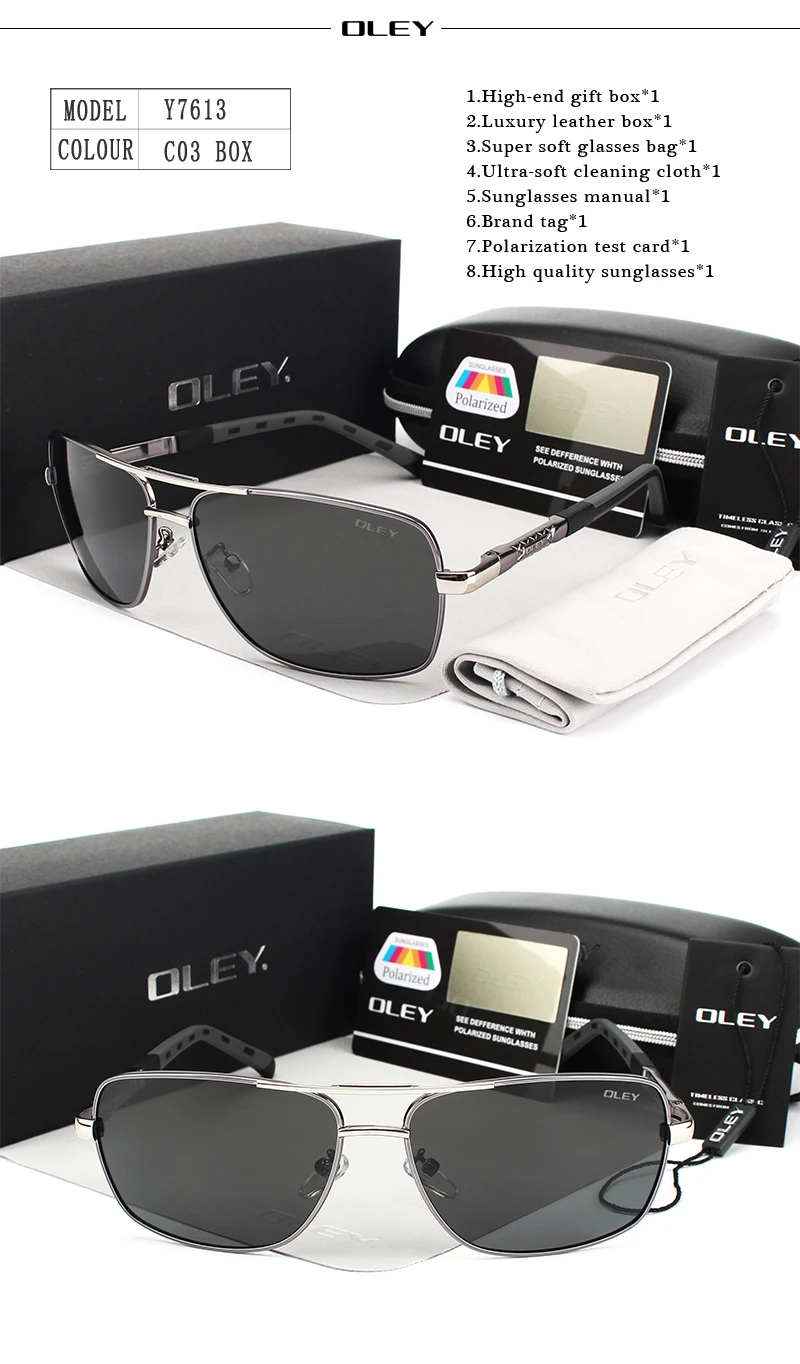 OLEY Brand Polarized Sunglasses Men New Fashion Eyes Protect Sun Glasses With Accessories Unisex driving goggles oculos de sol HTB1tz6XRFXXXXXtXVXXq6xXFXXX0 - OLEY Brand Polarized Sunglasses Men New Fashion Eyes Protect Sun Glasses With Accessories Unisex driving goggles oculos de sol