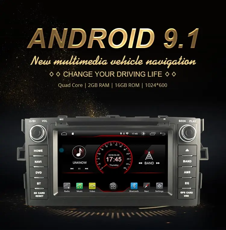 Top JDASTON Android 9.1 Car DVD Player For Toyota AURIS hatchback 2008-2012 2 Din Car Radio GPS Navigation IPS Stereo Multimedia 1 Top JDASTON Android 9.1 Car DVD Player For Toyota AURIS hatchback 2008-2012 2 Din Car Radio GPS Navigation IPS Stereo Multimedia 1