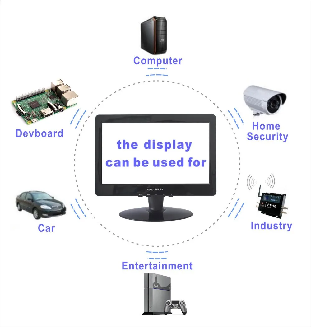 Raspberry Pi 13 3 дюймов 1080 p портативный монитор с HDMI VGA вход динамика|pi raspberry|pi 1pi |
