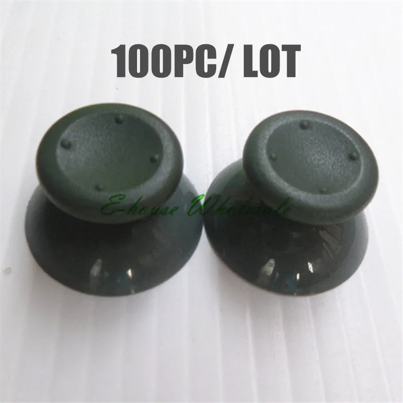 

[100PC/ LOT] Black/ Grey Dpad Thumbsticks Analog Cap Joystick Cap Replacment For Xbox 360 Controller