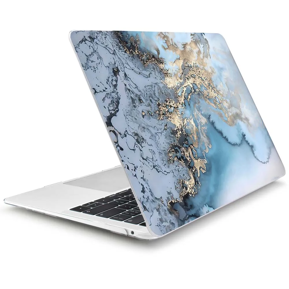 4 в 1 Набор мраморный чехол для Apple MacBook Pro Air 13 15 16 дюймов Сенсорная панель A2141 A2159 A1932 A1706 A1990 жесткий чехол+ Бесплатный подарок - Цвет: J297