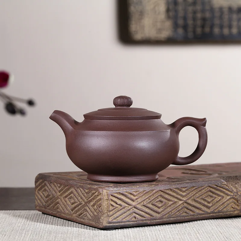 

Teapot Quality Goods Manual Make Raw Ore Purple Clay Line Round Pot Kungfu Online Teapot Tea Set Recruit Agent Can Mixed Batch