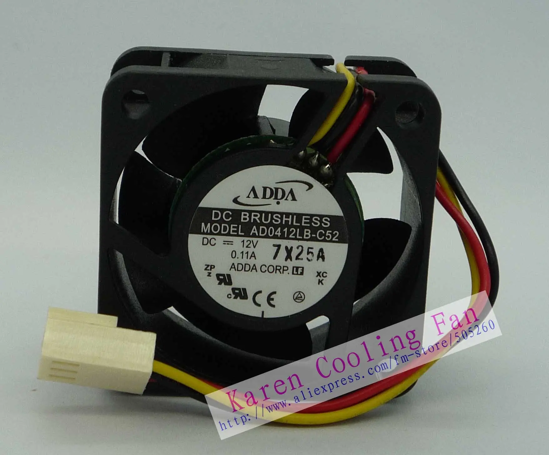 

Free Shipping ADDA 4020 12V 0.11A AD0412LB-C52 cpu cooler heatsink axial Cooling Fan