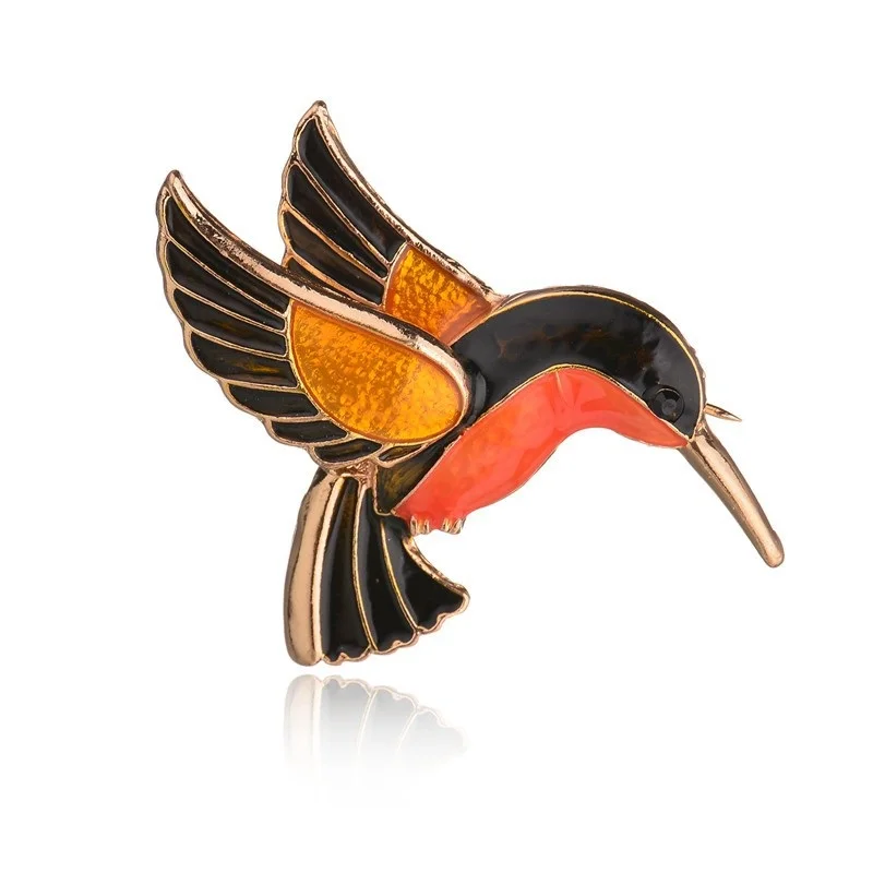 

Fashion Animal Bird Badge Brooches Enamel Birds Brooch Pin For Women Lady Classical Accessories Sweater Decoration Pins