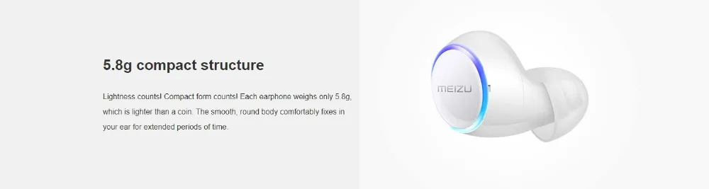 Meizu POP TW50 True Wireless Bluetooth Earphones 5.8g Mini TWS Sport Bluetooth V4.2 Headset For iphone 7 Plus auricular H0 (7)