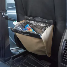 Портативный автомобиль мусорное ведро для мусора 1.5L авто сумка для хранения автомобилей хранения мусора закладочных уборки держатель
