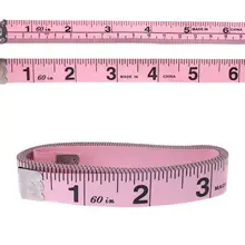 150 см 6" виниловая рулетка инструмент портного измерения см/дюйм одежда измерительная линейка грудь бедра талия размер стандартная лента