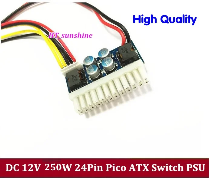 

20PCS BEST DISCOUNT for DC 12V 160W 24Pin Pico ATX Switch PSU Car Auto Mini ITX High Power Supply Module