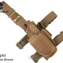 EmersonGear Торнадо Universal Тактический бедра кобура пистолета держатель правой и левой руки кобура для всех пистолет EM6208 Coyote Brown