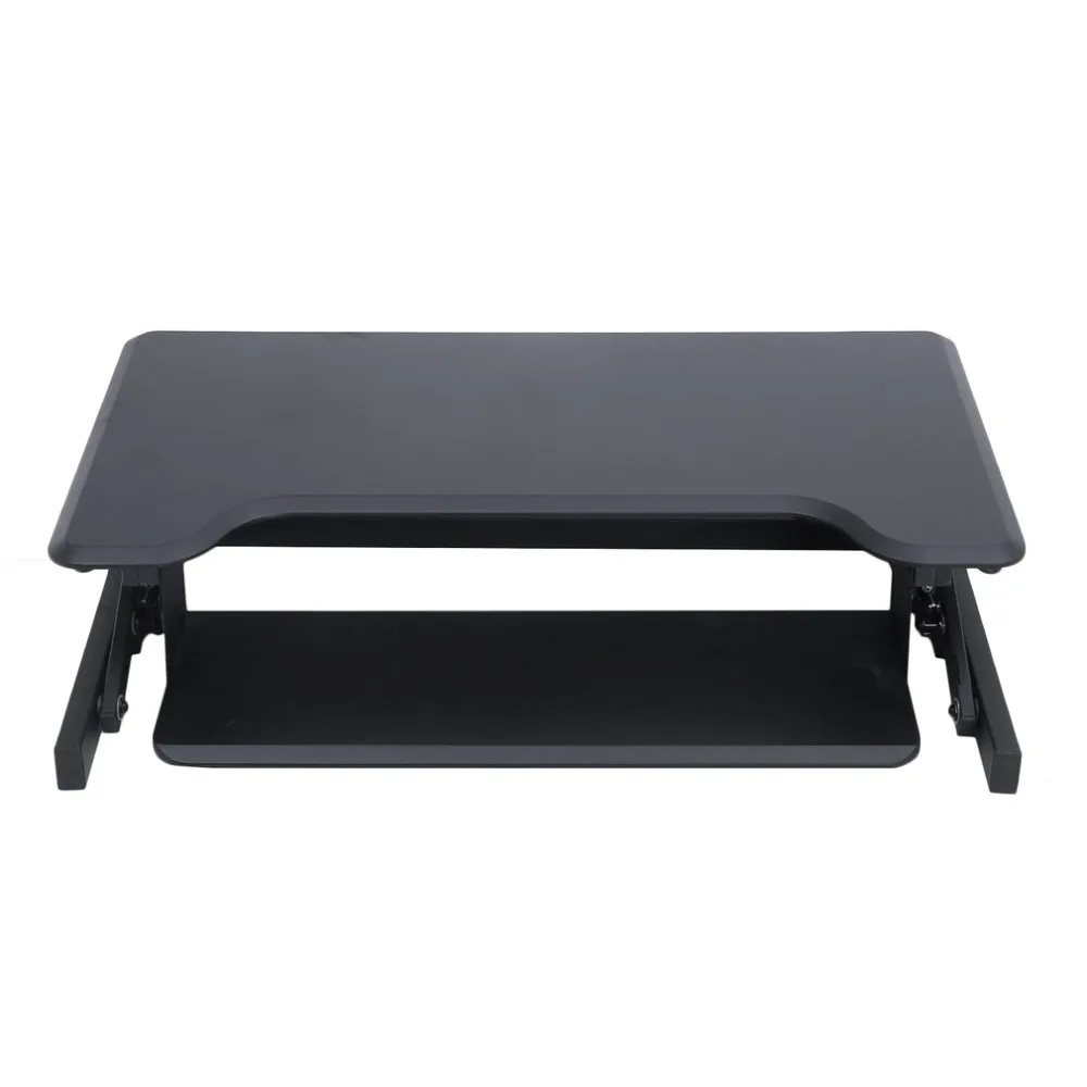 

Height Adjustable Standing Desk Monitor Riser Lifting Notebook Desk Foldable Computer Table Laptop Desk With Keyboard Holder