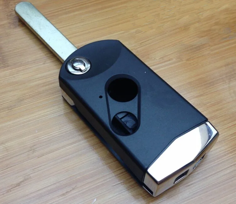

2 BUTTONS MODIFIED FLIP REMOTE KEY SHELL CASE FOR HONDA FIT ODYSSEY CRV FOB COVER
