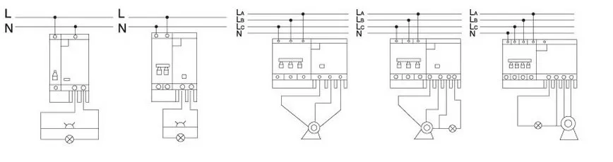 Прозрачный 1P+ N 16A 230V~ 50 HZ/60 HZ автоматический выключатель остаточного тока с перегрузки по току и защиты от утечки RCBO