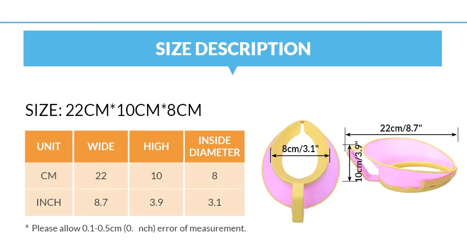 Детская кепка для ванной, козырек, шапка, регулируемый шампунь для душа, защита глаз, уши, защита для волос, защита от воды, защита от брызг для детей