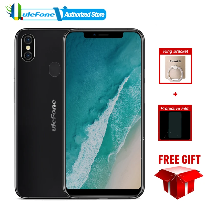 Ulefone X смартфон 5 85 &quotHD + Octa Core Android 8 1 4 Гб 64 13MP 3300 мАч беспроводной зарядки