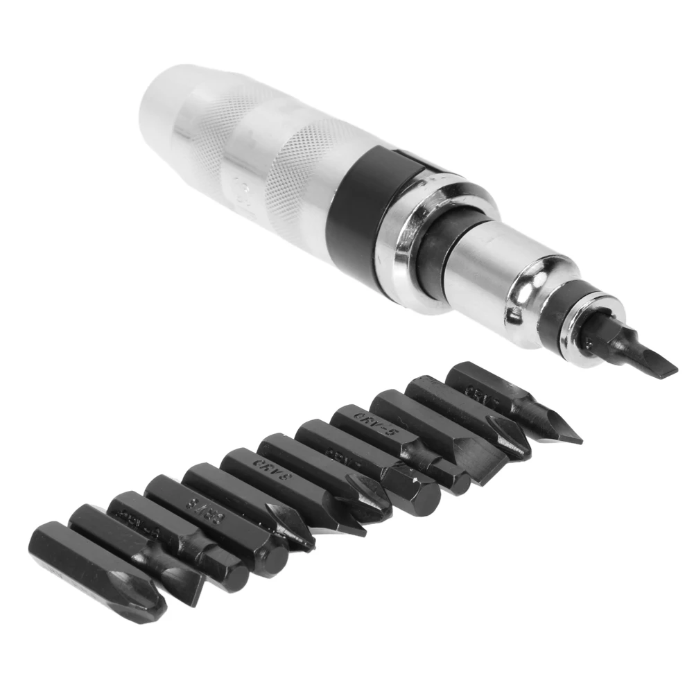 

13pcs/set Impact Screwdriver Set Chrome-vanadium Motorcycle Repair Hand Screw Driving Kit Automotive Machinery Repair Tools