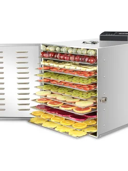 

110/220V Large Household Food Fruit Dehydrator Machine Dryer High Capacity 12 Layers Dried Frame Low Noise Food Drying Machine