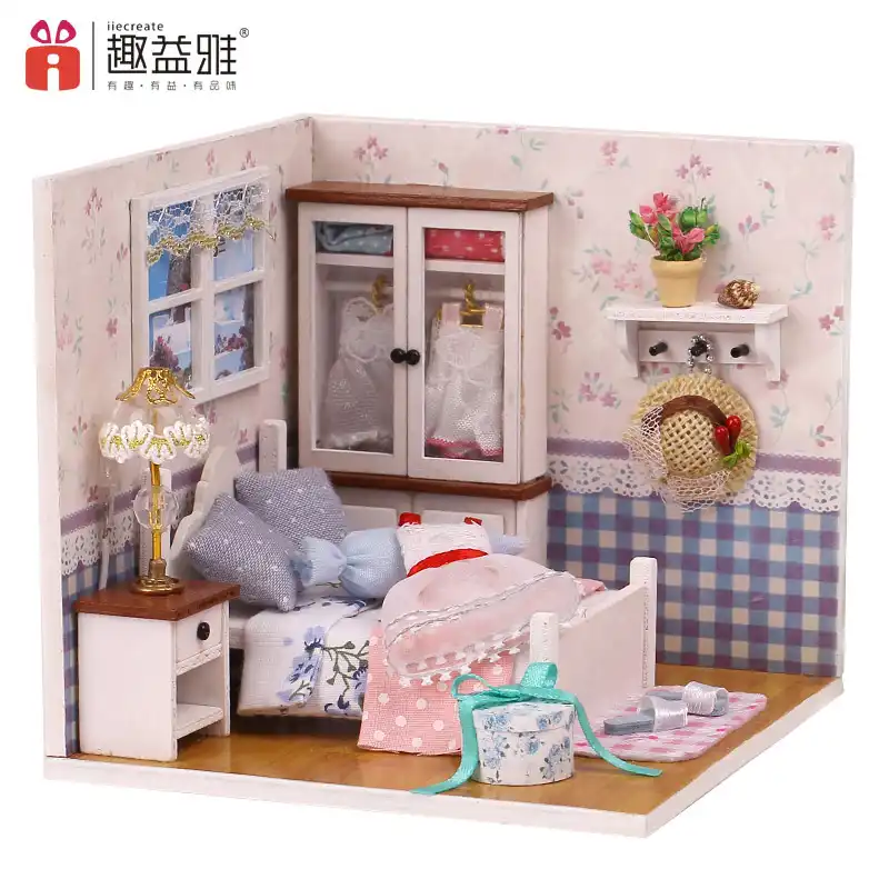 iiE CREATE DIY Cottage Warm Series of Cottage Puzzle Building Blocks Sent  To Men and Women Creative Ideas From The Wood Craft
